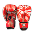 Orange Tie Dye Print Boxing Gloves