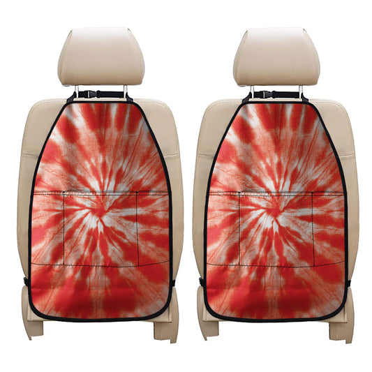 Orange Tie Dye Print Car Seat Organizers
