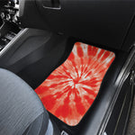 Orange Tie Dye Print Front Car Floor Mats