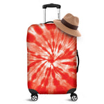 Orange Tie Dye Print Luggage Cover