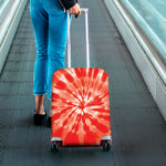 Orange Tie Dye Print Luggage Cover