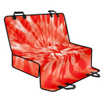 Orange Tie Dye Print Pet Car Back Seat Cover