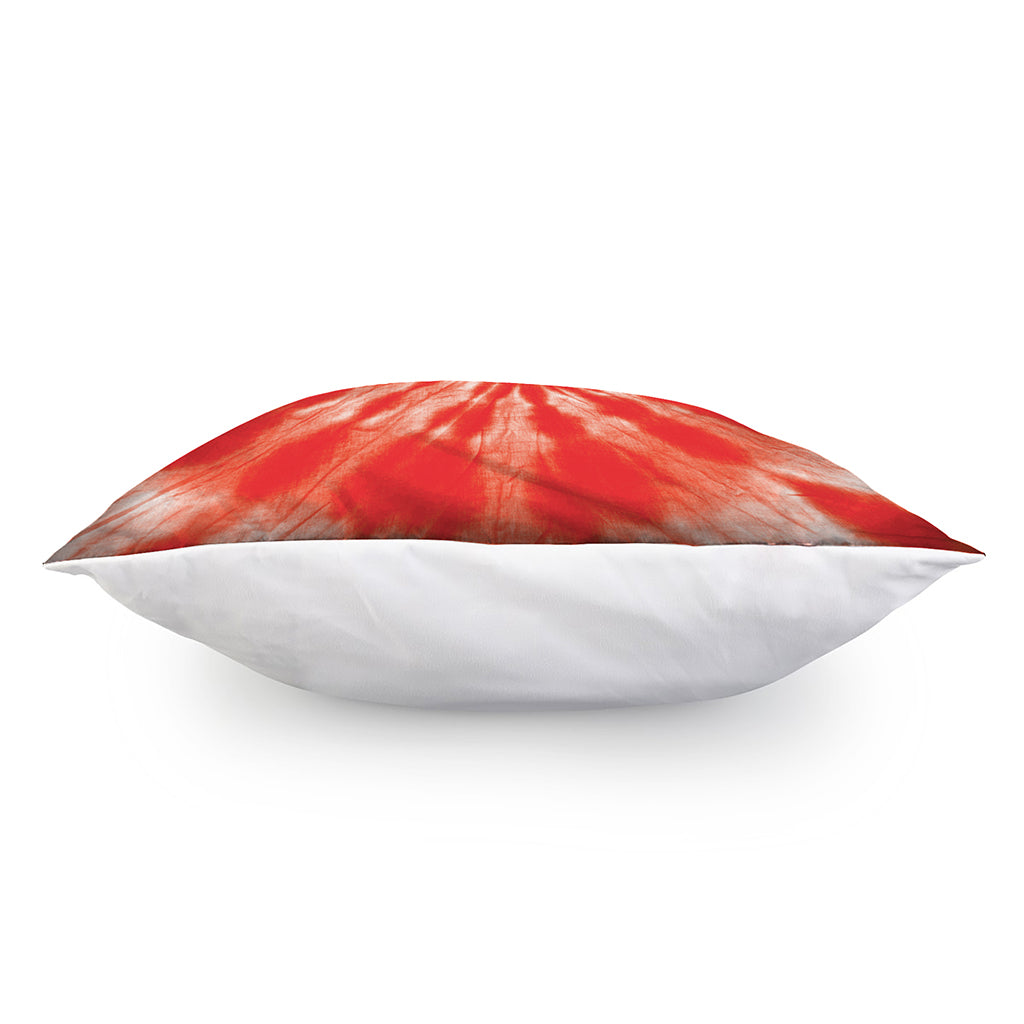 Orange Tie Dye Print Pillow Cover