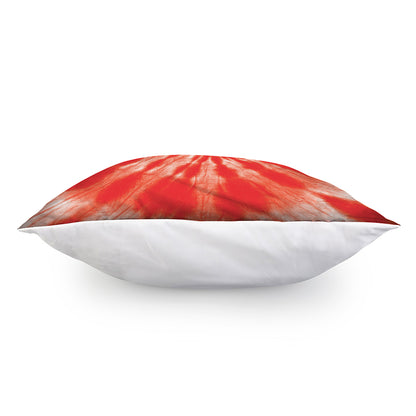 Orange Tie Dye Print Pillow Cover