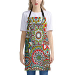 Oriental Mandala Bohemian Pattern Print Apron