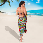 Oriental Mandala Bohemian Pattern Print Beach Sarong Wrap