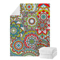 Oriental Mandala Bohemian Pattern Print Blanket