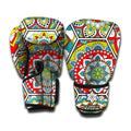 Oriental Mandala Bohemian Pattern Print Boxing Gloves