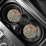 Oriental Mandala Bohemian Pattern Print Car Coasters