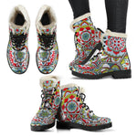 Oriental Mandala Bohemian Pattern Print Comfy Boots GearFrost