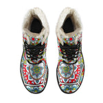 Oriental Mandala Bohemian Pattern Print Comfy Boots GearFrost