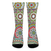 Oriental Mandala Bohemian Pattern Print Crew Socks