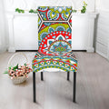 Oriental Mandala Bohemian Pattern Print Dining Chair Slipcover