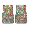 Oriental Mandala Bohemian Pattern Print Front Car Floor Mats