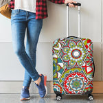 Oriental Mandala Bohemian Pattern Print Luggage Cover GearFrost