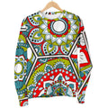 Oriental Mandala Bohemian Pattern Print Men's Crewneck Sweatshirt