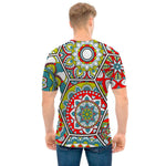 Oriental Mandala Bohemian Pattern Print Men's T-Shirt