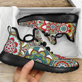 Oriental Mandala Bohemian Pattern Print Mesh Knit Shoes