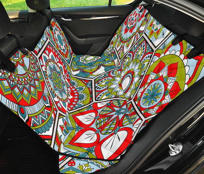 Oriental Mandala Bohemian Pattern Print Pet Car Back Seat Cover