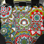 Oriental Mandala Bohemian Pattern Print Pet Car Back Seat Cover