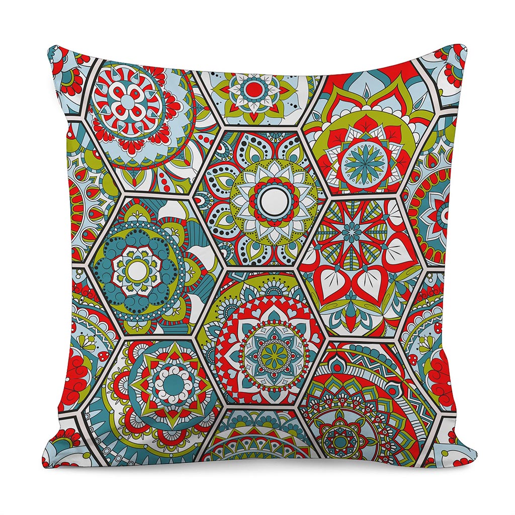 Oriental Mandala Bohemian Pattern Print Pillow Cover