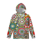 Oriental Mandala Bohemian Pattern Print Pullover Hoodie