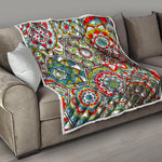 Oriental Mandala Bohemian Pattern Print Quilt