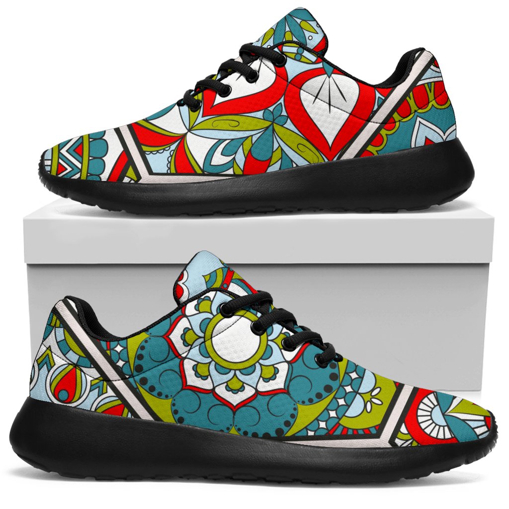 Oriental Mandala Bohemian Pattern Print Sport Shoes GearFrost