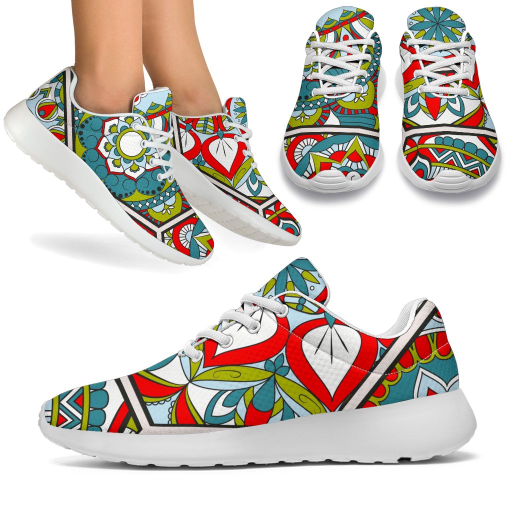 Oriental Mandala Bohemian Pattern Print Sport Shoes GearFrost