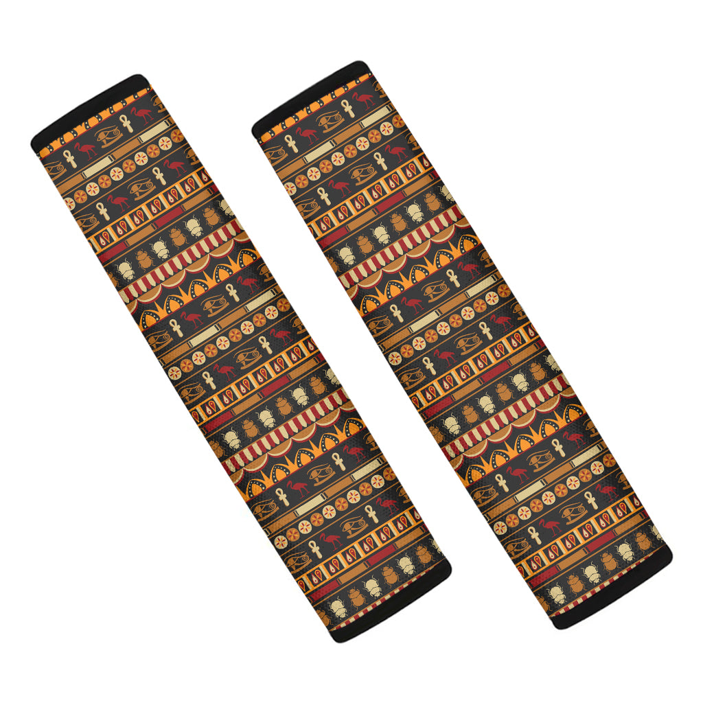 Ornament Egyptian Pattern Print Car Seat Belt Covers