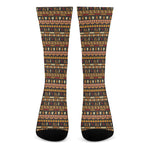 Ornament Egyptian Pattern Print Crew Socks