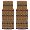 Ornament Egyptian Pattern Print Front and Back Car Floor Mats