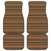 Ornament Egyptian Pattern Print Front and Back Car Floor Mats