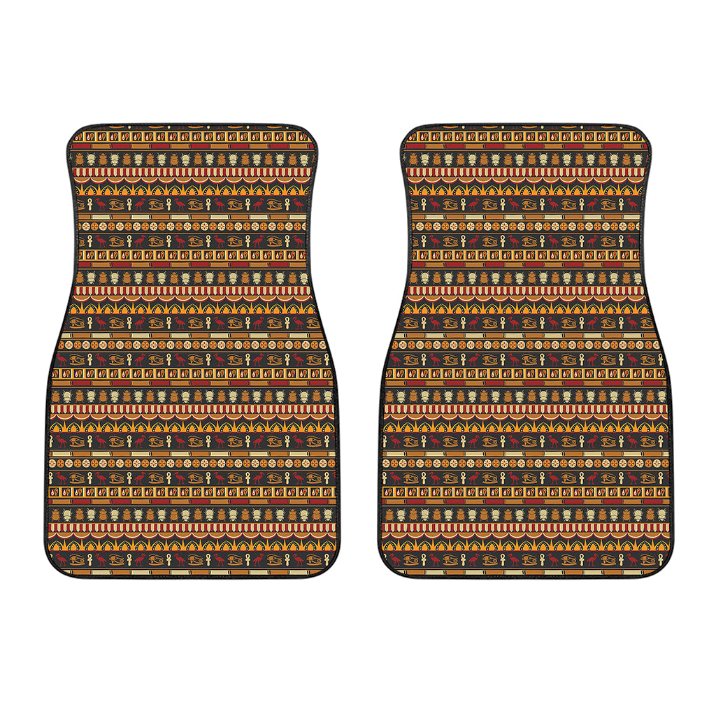 Ornament Egyptian Pattern Print Front Car Floor Mats