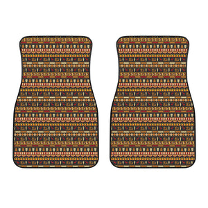 Ornament Egyptian Pattern Print Front Car Floor Mats