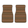 Ornament Egyptian Pattern Print Front Car Floor Mats