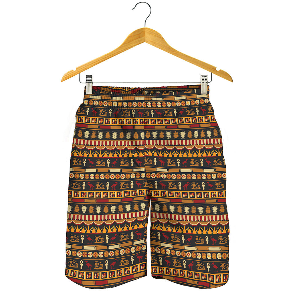 Ornament Egyptian Pattern Print Men's Shorts