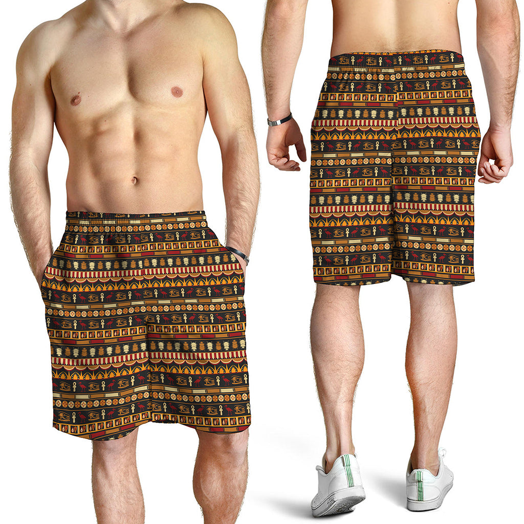 Ornament Egyptian Pattern Print Men's Shorts