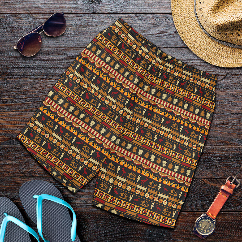 Ornament Egyptian Pattern Print Men's Shorts