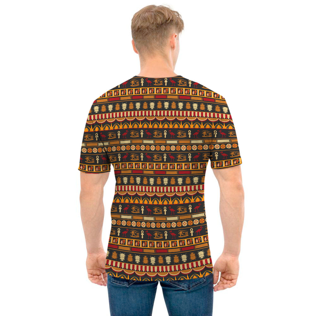 Ornament Egyptian Pattern Print Men's T-Shirt