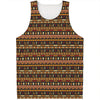 Ornament Egyptian Pattern Print Men's Tank Top