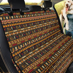 Ornament Egyptian Pattern Print Pet Car Back Seat Cover