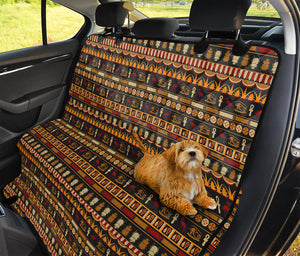 Ornament Egyptian Pattern Print Pet Car Back Seat Cover