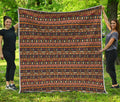 Ornament Egyptian Pattern Print Quilt