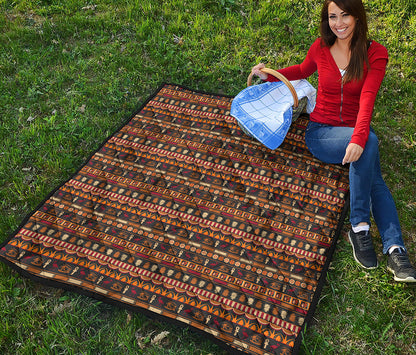 Ornament Egyptian Pattern Print Quilt