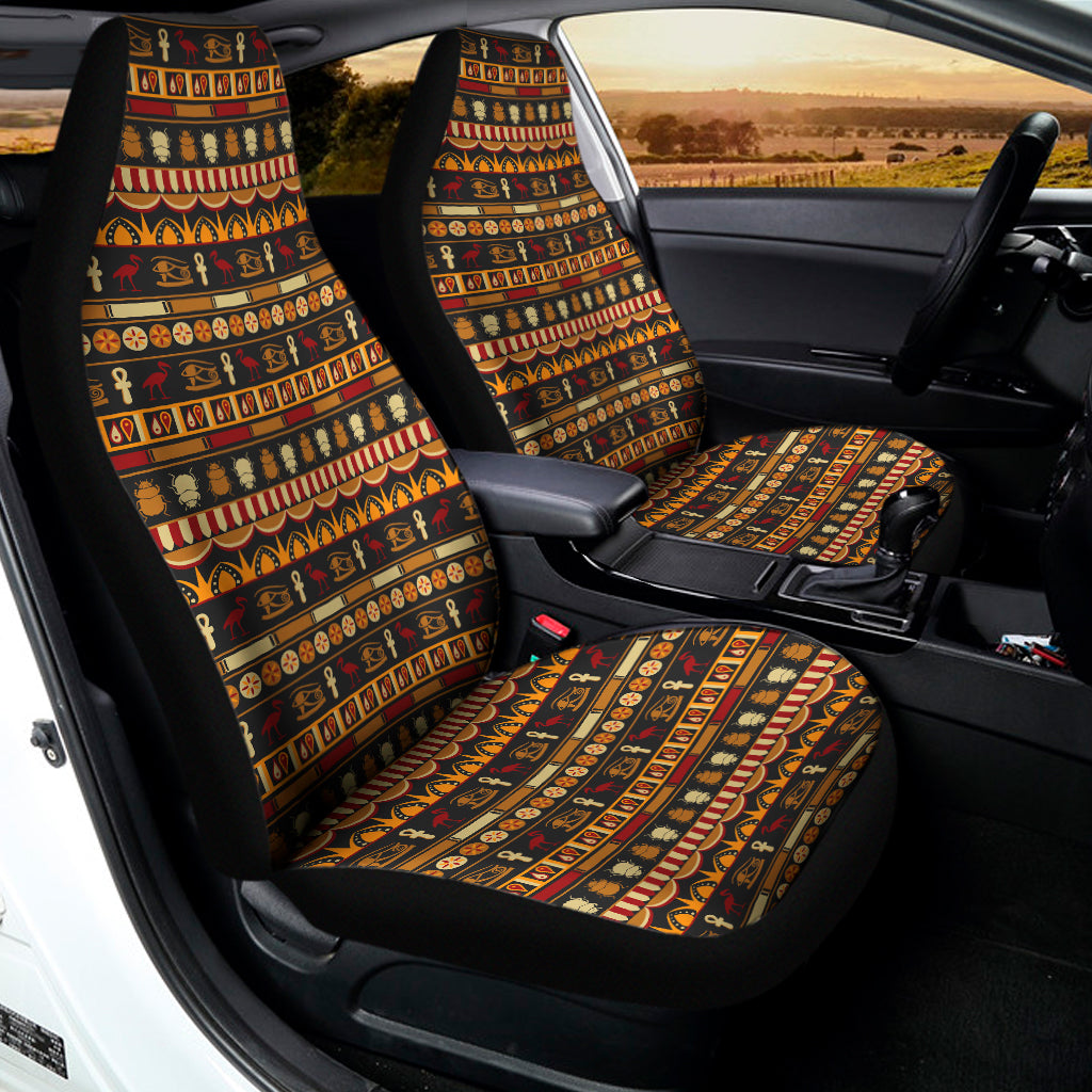 Ornament Egyptian Pattern Print Universal Fit Car Seat Covers