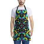 Ornament Psychedelic Trippy Print Apron