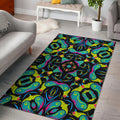 Ornament Psychedelic Trippy Print Floor Mat