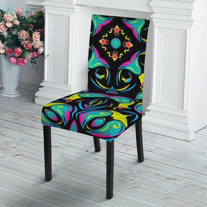 Ornament Psychedelic Trippy Print Dining Chair Slipcover