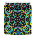 Ornament Psychedelic Trippy Print Duvet Cover Bedding Set